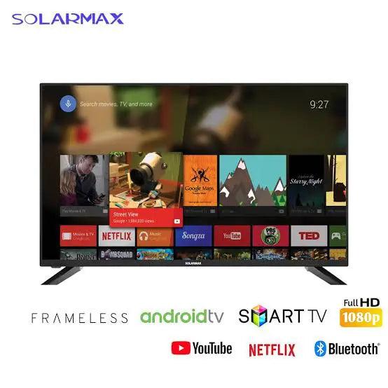 Solarmax 32” Smart Android Frameless LED TV | Sleek Design, Endless Entertainment