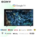 Sony A80L 77 inch OLED TV 4K Ultra HD HDR ALLM Dolby Voice Remote 100Hz BRAVIA XR Google TV (77A80L)