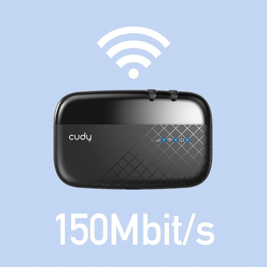 Cudy MF4 4G LTE SIM-Supported Wi-Fi Mobile Router
