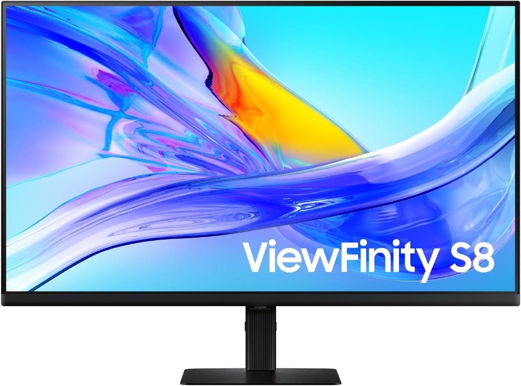 Samsung S8 ViewFinity 32 inch UHD HDR USB-C Monitor, Height, Pivot, Swivel & Tilt Adjustable (LS32B800PXMXUE)