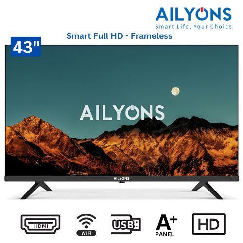 Ailyons LST4306W-M  43'' Inch Smart Android Full HD TV Frameless