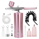Crpen Wireless Airbrush-Kit With Air Compressor Nail Charms Air Brush for Barber, Nail Art, Cake Decor, Makeup, Model Painting
