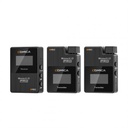 Comica Audio Boom X-D Pro D2 ultracompact 2-person digital wireless microphone system/recorder (2.4 GHz, black)