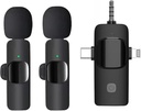 K15 wireless mic double Microphone for iPhone, Android, Tablet