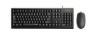 Rapoo X125S Wired Keyboard & Mouse Combo - Provides reliable and comfortable everyday computing with smooth typing and precise mouse control for home and office use