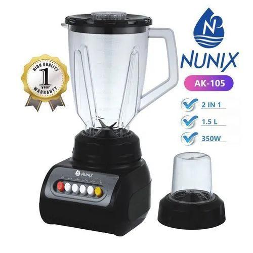Nunix AK-105 2-In-1 Blender 1.5L With Grinding Machine