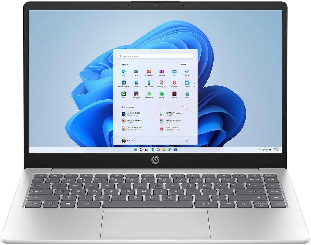 HP 14-ep0120nia laptop - Intel Core i7-1355U, 13 Gen 8GB DDR4 3200, 512GB SSD, FreeDOS, 14" FHD Backlit Keyboard (AE0F2EA)