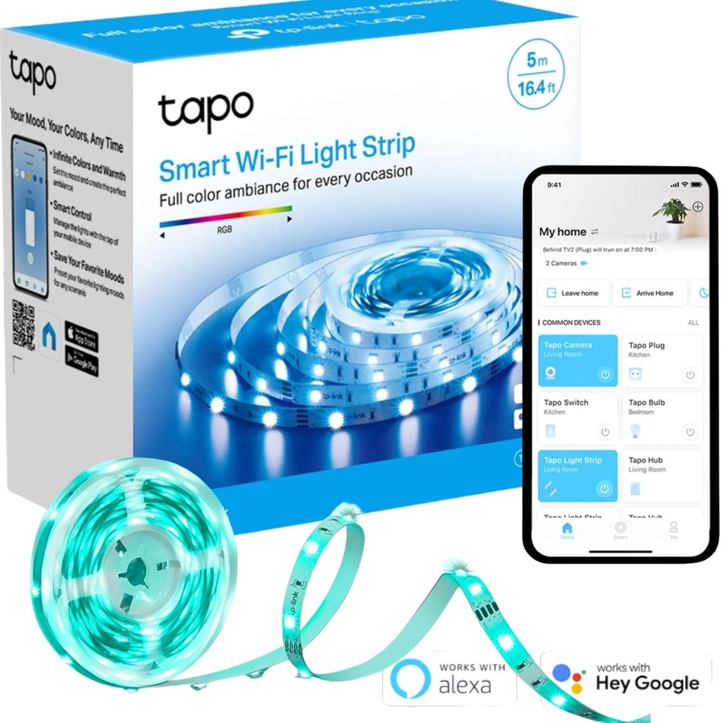 TP-Link Tapo L900-5 Smart Wi-Fi LED Light Strips 5M