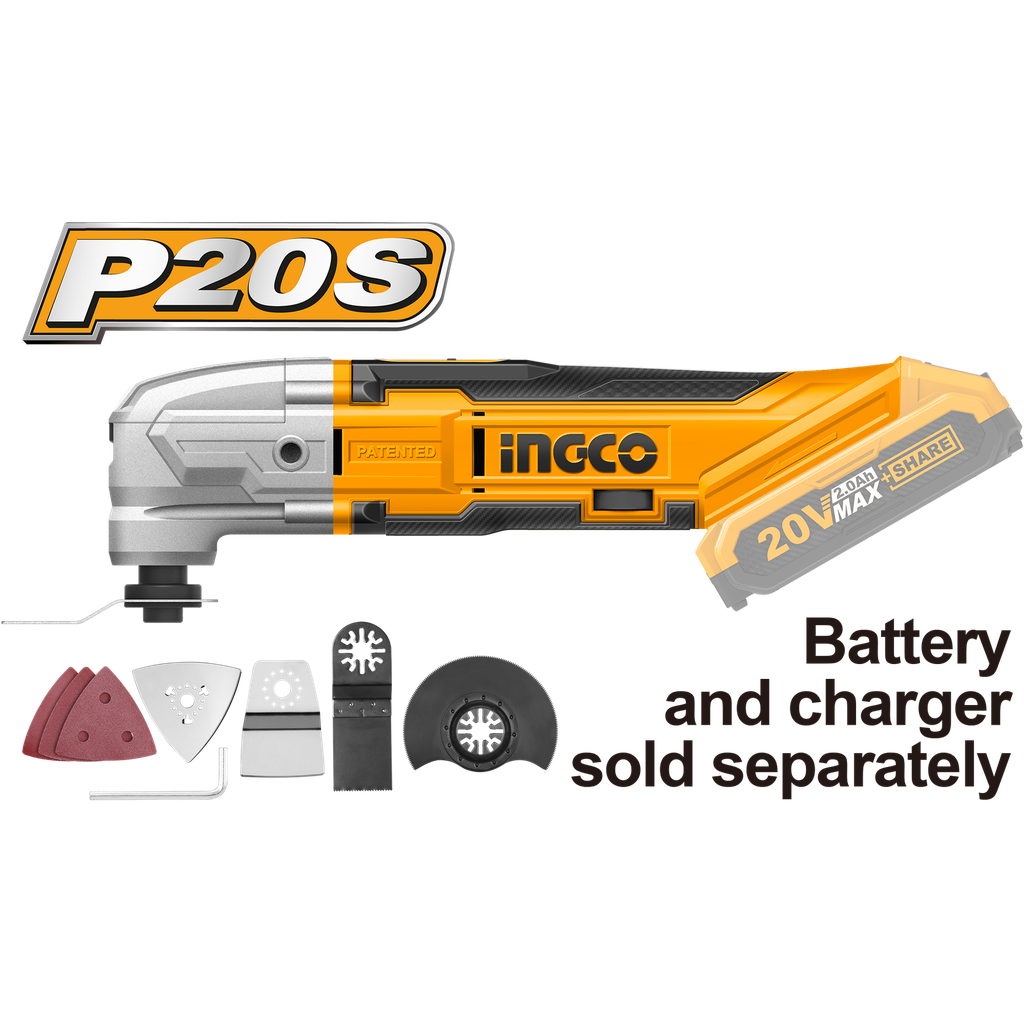 Ingco CMLI2001 Lithium -Ion  Multitool 20V