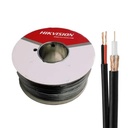 Hikvision RG59 100M Cable With Power- Essential CCTV transmission cable that ensures stable video signal and reliable power supply for secure and uninterrupted surveillance system performance