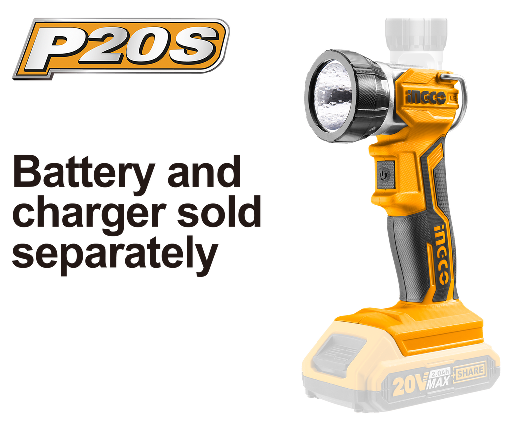 Ingco  CWLI2001 Lithium-Ion Work Lamp