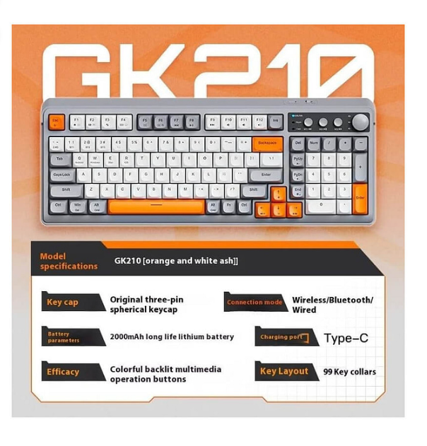 AOC GK210 Wireless Gaming Mechanical Keyboard