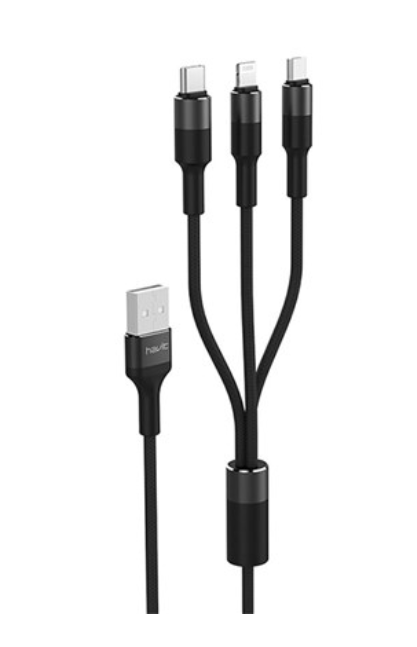 Havit H691 3-In-1 charging cables