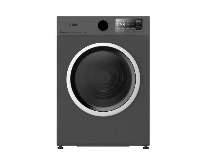 MIKA MWAFS13410DSV 10Kg Washing Machine,INVERTER Motor, Front Load- Provides efficient and reliable washing with energy-saving performance for everyday laundry use