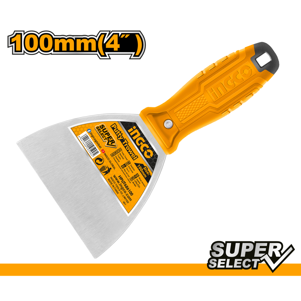 Ingco HPUT686100 Putty Trowel 4 Inch
