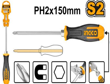Ingco HGTS68PH2150 Phillips go-through screwdriver