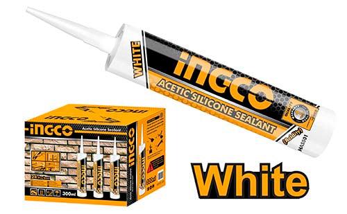 Ingco HASS01 Acetic Silicone Sealant (White)