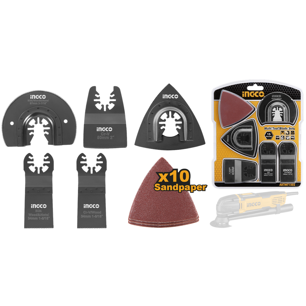 Ingco AKTMT1502 Multi Tool Blades Set