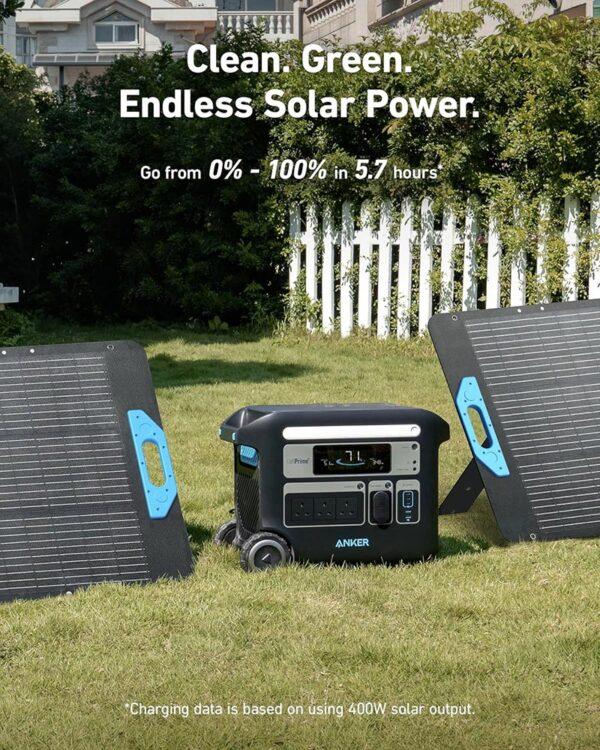 [A1780211-PM-DS] Anker 767 2048Wh GanPrime PowerHouse Black Portable Power Station A1780211- Reliable high-capacity energy storage solution for home backup, travel and off-grid power needs