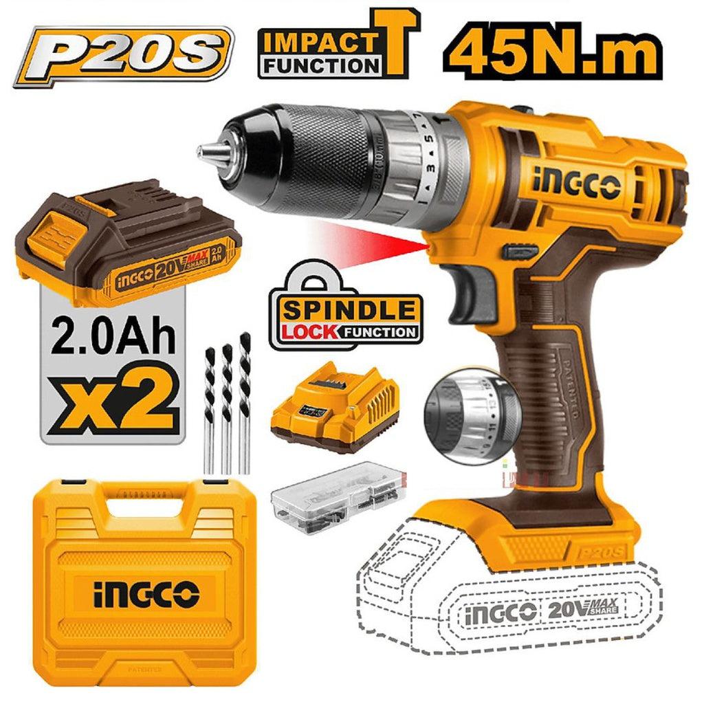 Ingco CIDLI201452 Lithium-Ion impact drill 20v