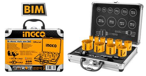 Ingco AKH0121 Bi-Metal Hole Saw Set 12pcs/Set