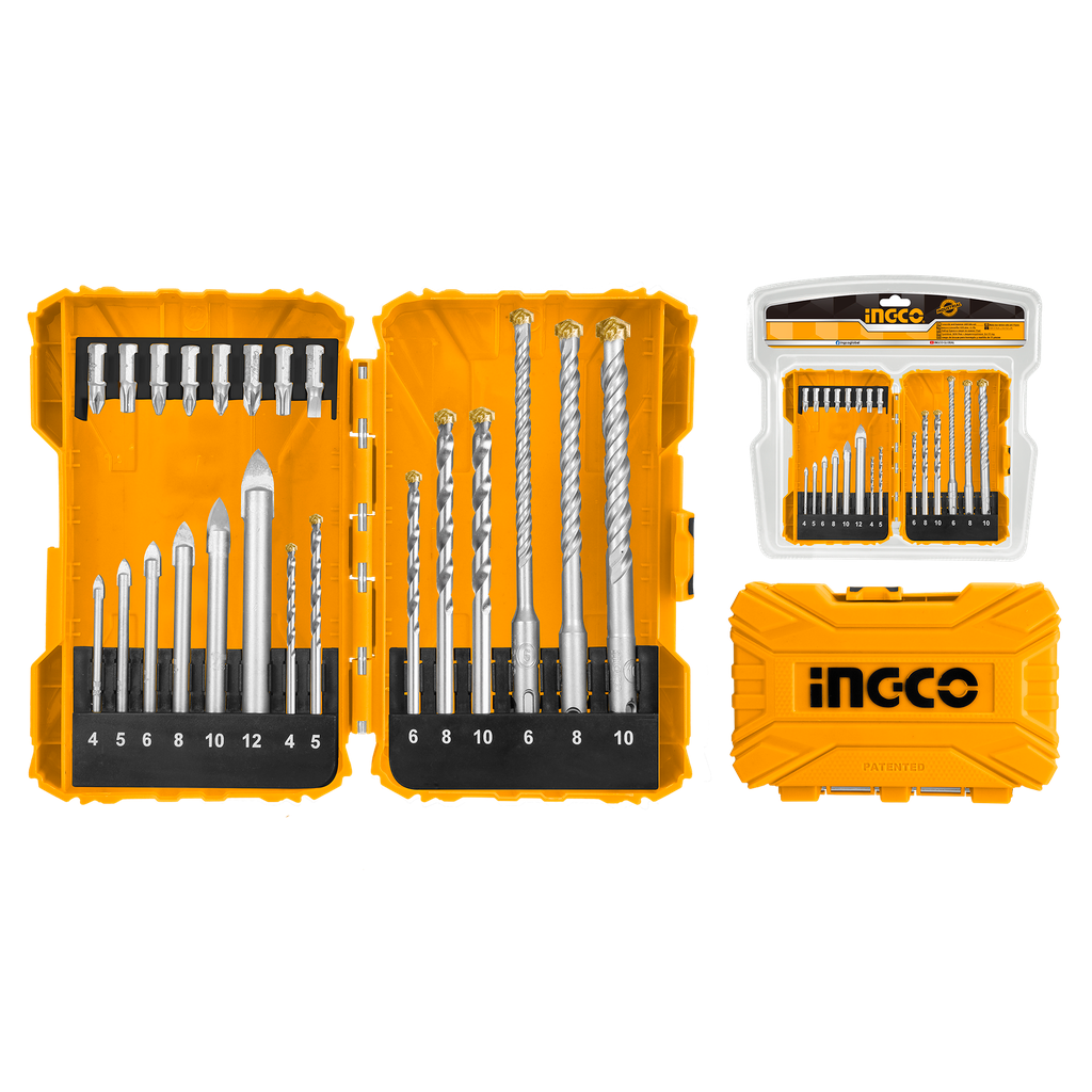 Ingco  AKDL12201 22 PCS Drill Bit And Screwdriver Bit Set