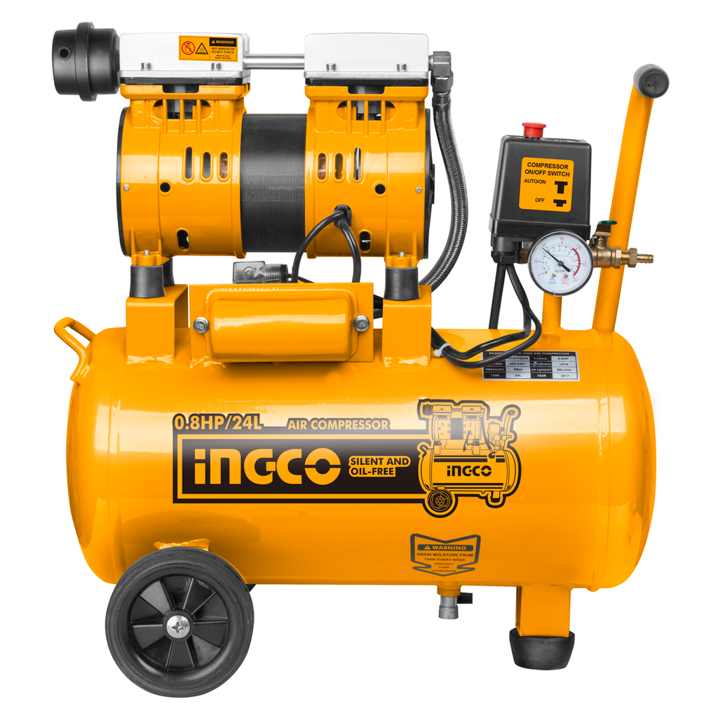 Incgo ACS175246 Silent And Oilfree Air Compressor 24lit