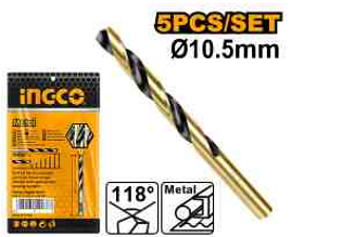 Ingco  DBT1101053 HSS Drill Bit Set 15mm
