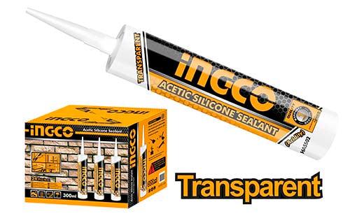Ingco  HASS02 Acetic Silicone Sealant (Transparent)