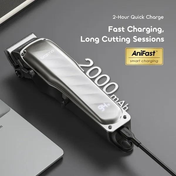 Oraimo OCL-233N EASYCUT 2 Super Powerful Professional Hair Clipper – Heavy Duty Precision Hair Cutting Machine for Barbershop, Salon, Grooming, and Home Use