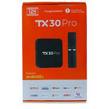 Generic TX30Pro Android TV BOX 4K 8GB/128GB- High-performance 4K streaming TV box with smooth multitasking and seamless app access for immersive home entertainment