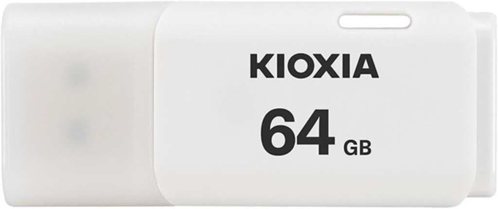 Kioxia U202W TransMemory 64GB USB 2.0 Flash Drive - Portable Data Disk USB Stick (LU202W064GG4)