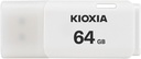 Kioxia U202W TransMemory 64GB USB 2.0 Flash Drive - Portable Data Disk USB Stick (LU202W064GG4)