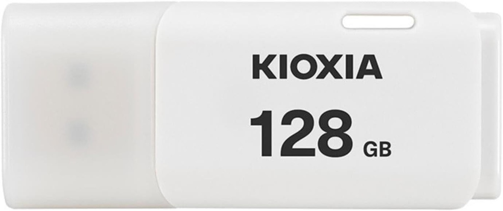 Kioxia U202W TransMemory 128GB USB 2.0 Flash Drive - Portable Data Disk USB Stick (LU202W128GG4)