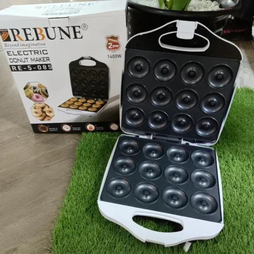 Rebune RE-5-085 Electric 12-Holes Non-stick Donut Maker