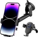 Vention KCVB0 One Touch Holder - Clamping Car Phone Square Stand Mount With Suction Cup