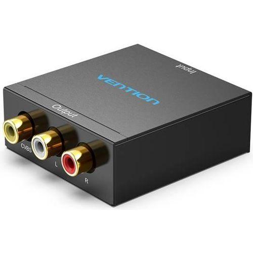 Vention AEEB0 HDMI to RCA Converter - 1080P HD, Widely Compatible, Audio and Video Transmit Synchronically, Metal Type