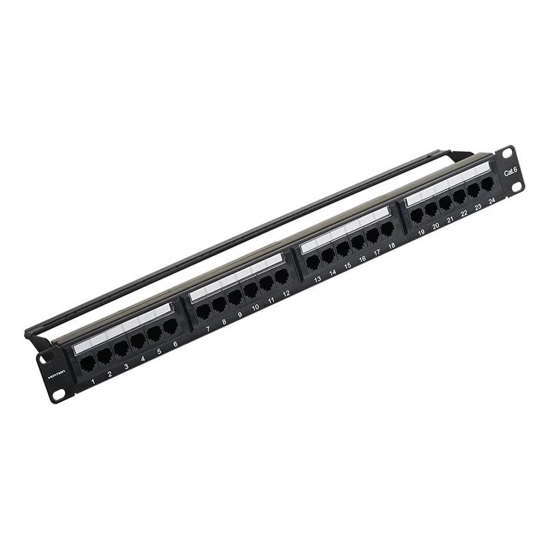 Vention KGCB0 24-Port Cat6 Unshielded Keystone Patch Panel