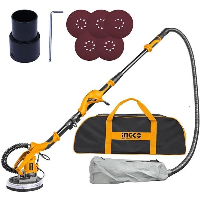 Ingco DWS10501   Drywall Sander - 1050W, Adjustable Speed, Integrated Work Light
