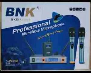 BNK BK9/4 in 1 Professional Wireless Microphone- Essential multi-user audio solution that delivers clear, stable sound for events, presentations, and live performances
