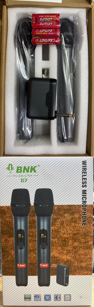 BNK G7 Wireless Microphone – Essential audio tool that delivers clear, stable sound for recordings, live streaming, interviews, and presentations