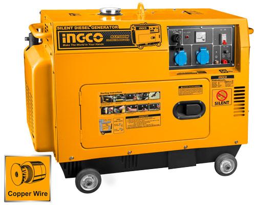 Ingco GSE50001 Single Phase Diesel Generator 5KW