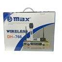 Max DH-766 Professional UHF Wireless Microphone- Provides clear and stable audio transmission for professional events, performances, and public speaking applications