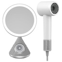 Havit HDK88 15W Wireless Charging Beauty Set with Hair Dryer & LED Mirror – Professional Personal Care and Beauty Kit with Fast Wireless Charging, Portable Hair Styling, Illuminated Mirror, and Travel Friendly Design for Home, Salon, and Daily Use