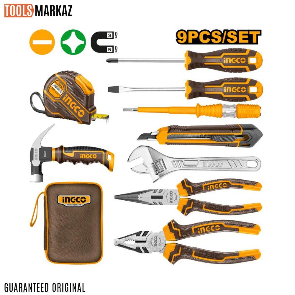 Ingco HKTH20809 Hand Tools Set 9 Pcs