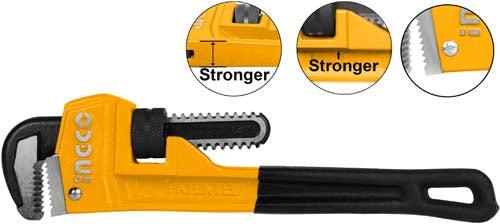 Ingco HPW0808 Pipe wrench 8 inch(200mm)