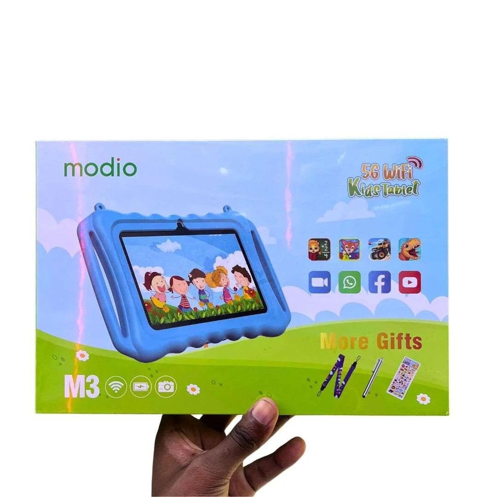 [M3-PM-DS] Modio M3 4GB RAM 128GB Tablet for Kids - Portable learning and entertainment device for safe education and interactive play