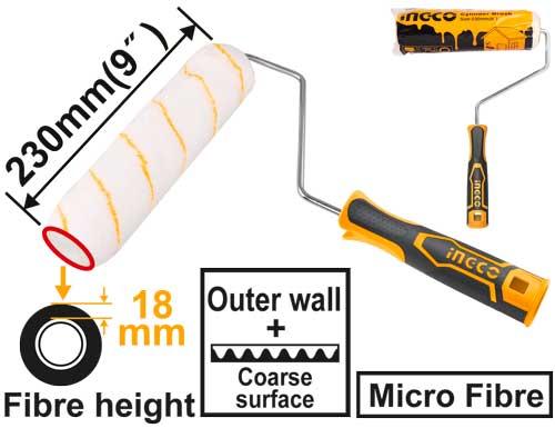 Ingco HRHT042302D Cylinder brush(Outer wall) 9 inch(PROMO)