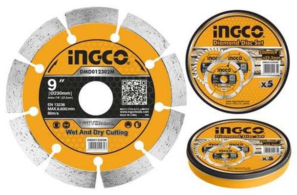 Ingco  DMD012302M Dry diamond disc 9" 7.5mm