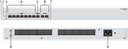 Huawei eKit S380-S8T2T Network Gateway - 2*GE WAN, 8*GE LAN, up to 250 users, Firewall and Forwarding Performance, 2Gbps
